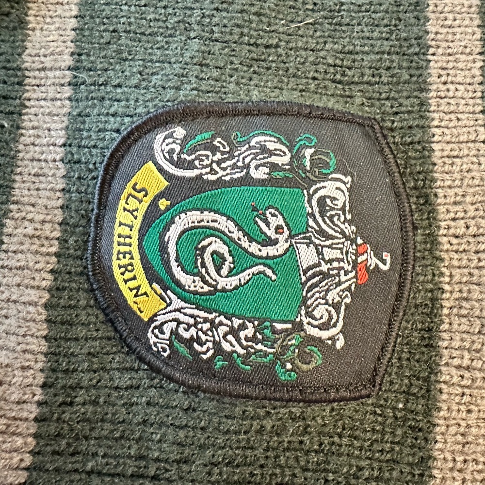 Slytherin Crest‎ Knit Scarf Cinereplica​
